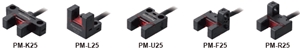 放大器内置・U型微型光电传感器[超小型・电缆型] PM-25